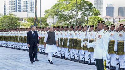 Defence Minister Rajnath Singh discusses strengthening of bilateral ties with Malaysia's top leadership