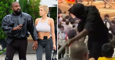 Kanye West and his new wife spotted in Japan as she wears completely sheer bodysuit