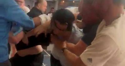 Shocking fight forced ferry to return to port with family and friends screaming