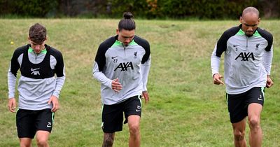 Who took part in Liverpool training today as big names prepare to return