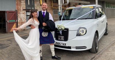 Glasgow newlyweds had wedding day saved by taxi driver after nearly missing start of reception