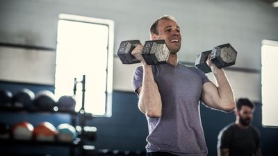 You Only Need Two Dumbbells and Three Exercises To Put Your Fitness To The Test