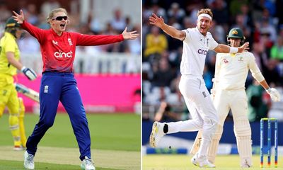 England take wickets 200 miles apart to sum up knife-edge joy of dual Ashes