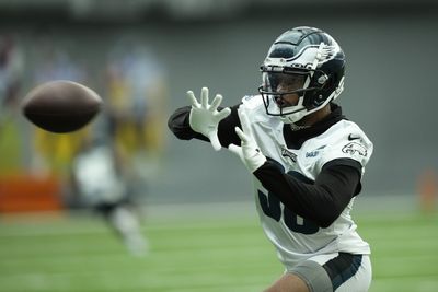 How many roster spots are up for grabs as the Eagles enter training camp?