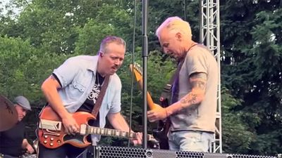 Watch Mike McCready share solo duties with Jason Isbell in epic guitar duel – on a 1960 Fender Stratocaster he borrowed from Isbell