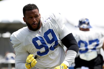 Watch: Aaron Donald puts on his coaching hat at youth football camp