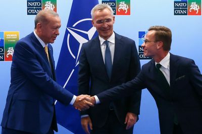 Turkey's leader will work to approve Sweden's NATO bid ASAP, the alliance's head says