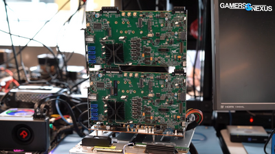 AMD Engineers Show Off 'Infinitely' Stackable AM5 Chipset Cards