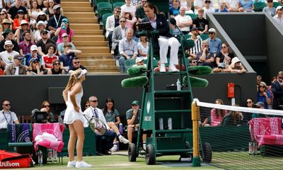 Number of player fines for bad behaviour at Wimbledon down on 2022