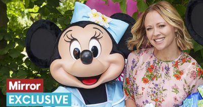 Kimberley Walsh struggles to hold back tears at emotional Disney Make-A-Wish event