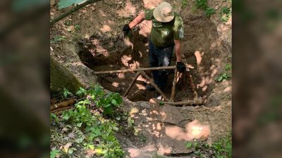 Metal detectorists find buried WWII aircraft in Ukraine while disarming wartime bomb