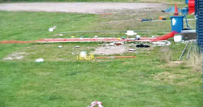 Aftermath of 'messy' Lenton traveller camp revealed as football club praise local support