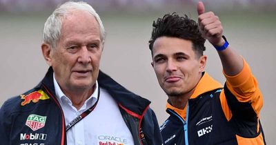 Lando Norris' agent meets Red Bull boss Helmut Marko at British GP amid Sergio Perez slump