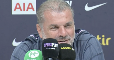 Watch Ange riff on Tottenham doom merchants as former Celtic boss hits the giggles over 'bleak picture'