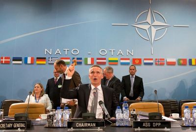 Watch live as world leaders address Nato forum on margins of summit