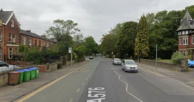 Motorcyclist taken to hospital after crash with car