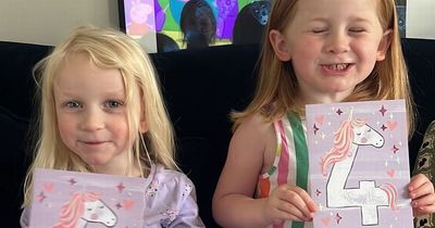 Dying dad wrote birthday cards for his twin baby girls - for the next 30 years