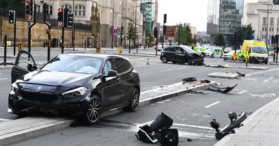 Woman arrested as car abandoned in middle of The Strand after crash