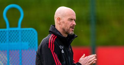 How Manchester United work on set pieces in training with Erik ten Hag in charge