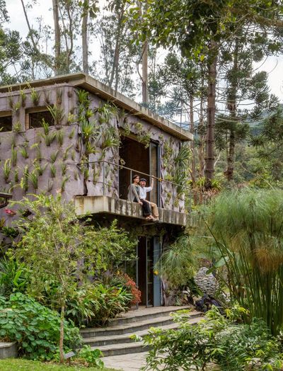 A sustainable house built to blend into the Brazilian jungle