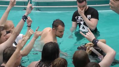 Watch Dragonforce guitarist Herman Li nail the notoriously hard Through The Fire And Flames solo...while underwater