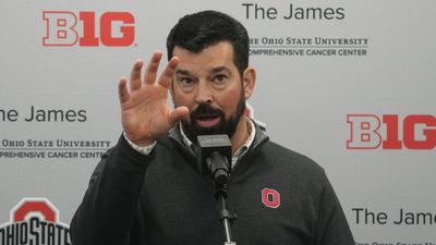 Ohio State’s Ryan Day makes his position on the targeting rule known