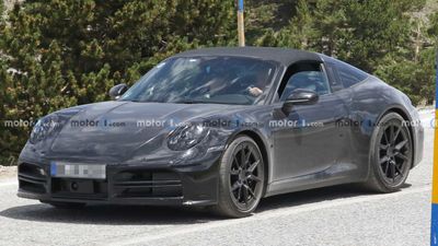 Revamped Porsche 911 Targa Spied Hot-Weather Testing In Southern Europe