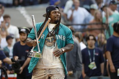 Fans absolutely loved Marshawn Lynch’s delightful exit at this year’s MLB Home Run Derby in Seattle