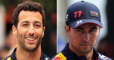 Red Bull heap pressure on Sergio Perez with manner of Daniel Ricciardo's F1 return