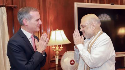 Amit Shah holds ‘productive’ talks with U.S. envoy Eric Garcetti