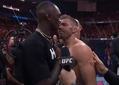 Video: How uncomfortable was Israel Adesanya’s racially charged faceoff with Dricus Du Plessis at UFC 290?