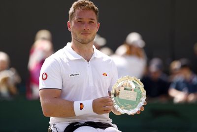 Alfie Hewett determined to complete grand slam set with Wimbledon win