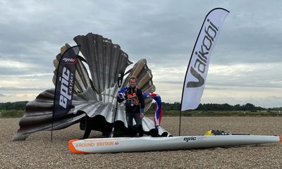 Man with type 1 diabetes smashes record for kayaking around Britain