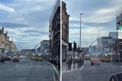 Businesses evacuated as more than 40 firefighters tackle blaze at old Glasgow cinema