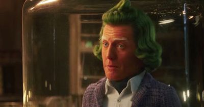 Hugh Grant fans stunned as he transforms into miniature Oompa Loompa for Wonka Movie