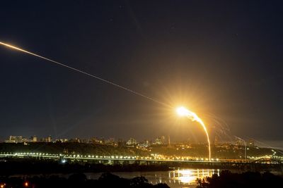 Russia launches latest drone attack on Kyiv as NATO meets