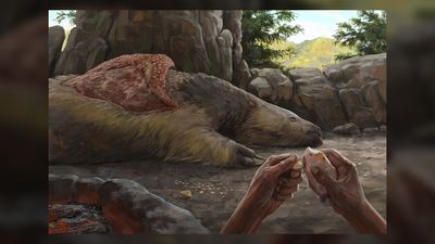 Humans were in South America at least 25,000 years ago, giant sloth bone pendants reveal
