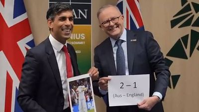 Watch: Australia and UK Prime Ministers' Ashes banter