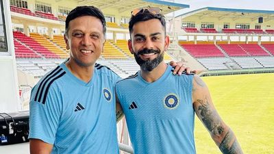 Watch: 'Life comes full circle' for Rahul Dravid, Virat Kohli in West Indies
