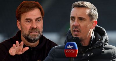 Jurgen Klopp in full agreement with Gary Neville three years on from Liverpool assessment