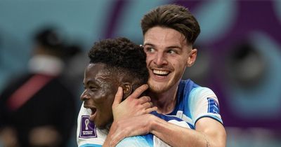 Kai Havertz and Bukayo Saka welcome Declan Rice as Arsenal prepare final details of announcement