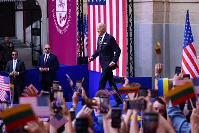Biden news – live: President skips Nato leadership dinner as White House blames ‘big speech’ prep
