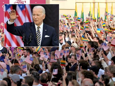 Biden says support for Ukraine ‘will not waver’ in fiery Vilnius speech after Zelensky Nato meeting - live