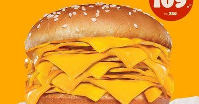 Burger King launches cheeseburger - with no meat and 20 slices of cheese