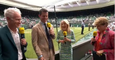 Clare Balding gives perfect putdown after John McEnroe delivers 'inappropriate' joke during Wimbledon coverage