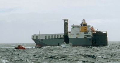 Dramatic rescue operation saves crew after massive cargo ship that left Cork smashes into rocks