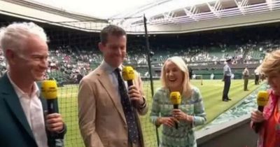 Clare Balding's putdown after John McEnroe delivers 'inappropriate' joke at Wimbledon