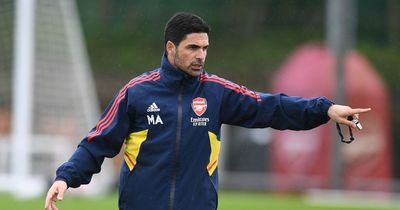Mikel Arteta spotted berating Arsenal star in furious training ground outburst