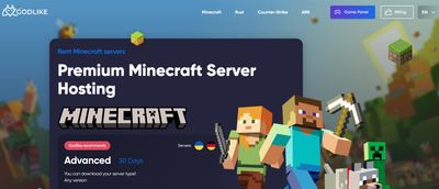 Godlike Minecraft server hosting review