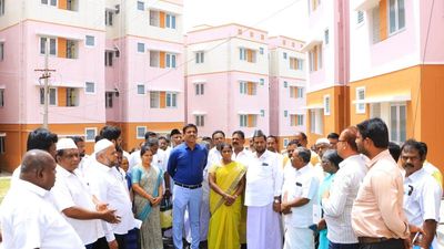 Stalin inaugurates housing units in Vellore